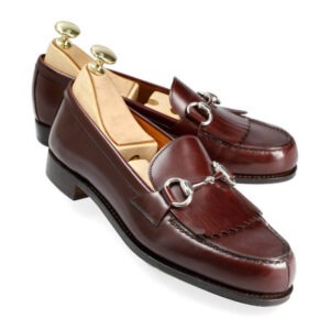 Женские лоферы с уздечкой из кожи Oxblood Varik